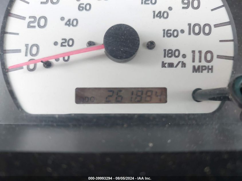 2002 Toyota Tacoma Base V6 VIN: 5TEHN72N72Z890957 Lot: 39993294