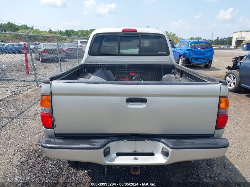 2002 Toyota Tacoma Base V6 VIN: 5TEHN72N72Z890957 Lot: 39993294