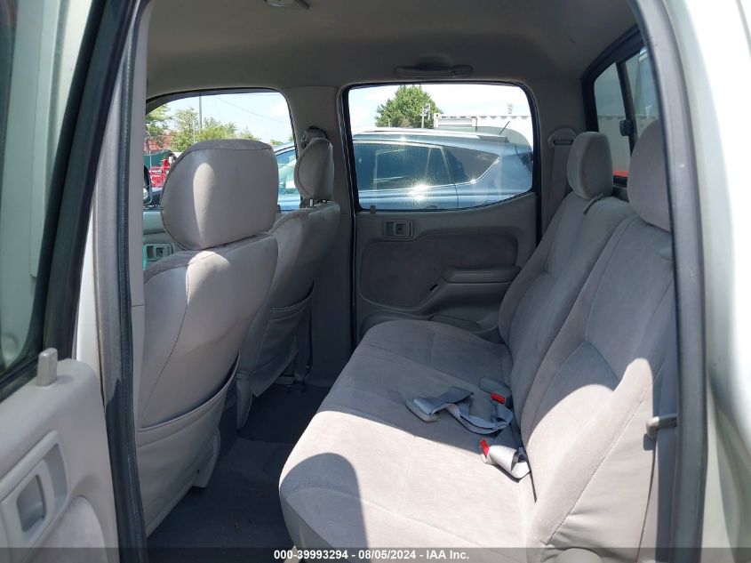 2002 Toyota Tacoma Base V6 VIN: 5TEHN72N72Z890957 Lot: 39993294