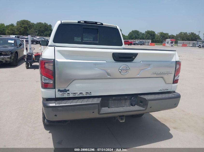 2020 Nissan Titan Platinum Reserve 4X4 VIN: 1N6AA1ED5LN501747 Lot: 39993296