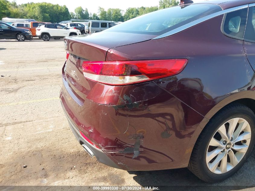 2017 Kia Optima Lx VIN: 5XXGT4L37HG163547 Lot: 39993330