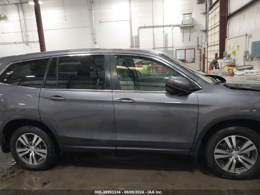 2017 Honda Pilot Ex-L VIN: 5FNYF6H56HB036129 Lot: 39993334