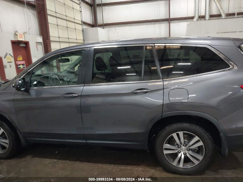 2017 Honda Pilot Ex-L VIN: 5FNYF6H56HB036129 Lot: 39993334