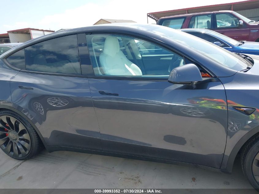 2023 Tesla Model Y Awd/Performance Dual Motor All-Wheel Drive VIN: 7SAYGDEF9PF905712 Lot: 39993352