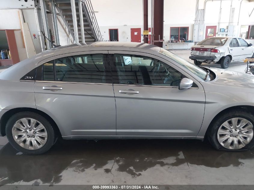 2014 Chrysler 200 Lx VIN: 1C3CCBAB8EN210649 Lot: 39993363