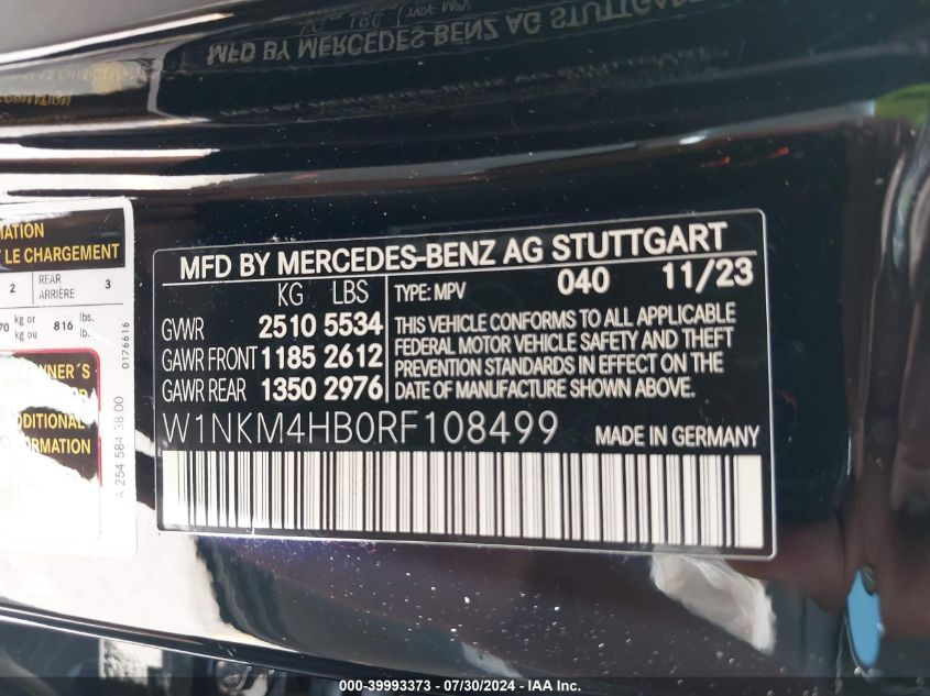 W1NKM4HB0RF108499 2024 Mercedes-Benz Glc 300 4Matic Suv