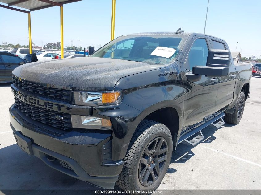 2022 Chevrolet Silverado 1500 Ltd K1500 Custom VIN: 3GCPYBEK9NG154917 Lot: 40412866