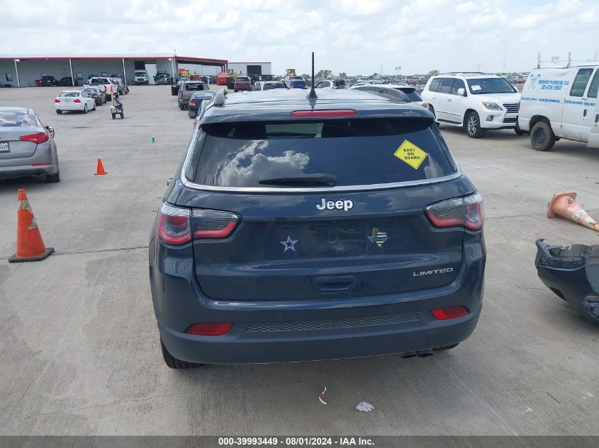 2018 Jeep Compass Limited Fwd VIN: 3C4NJCCB1JT407055 Lot: 39993449