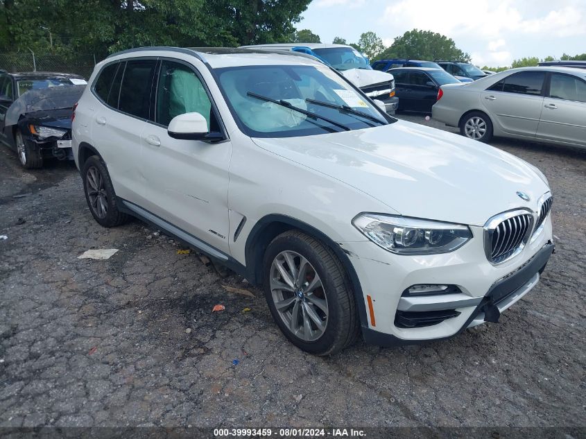 2018 BMW X3 xDrive30I VIN: 5UXTR9C50JLC75027 Lot: 39993459