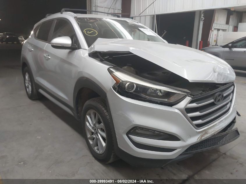 2017 Hyundai Tucson Limited/Sport And Eco/Se VIN: KM8J33A42HU446794 Lot: 39993491