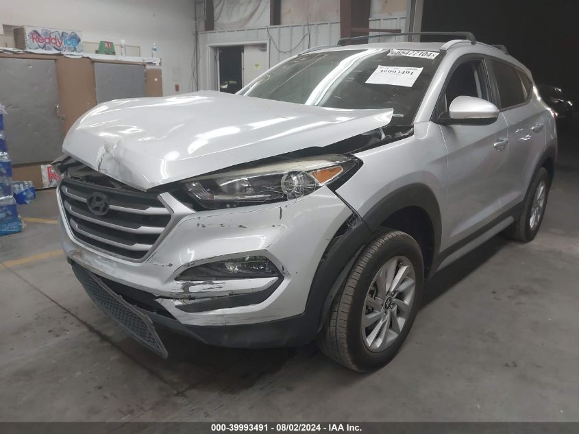 2017 Hyundai Tucson Limited/Sport And Eco/Se VIN: KM8J33A42HU446794 Lot: 39993491