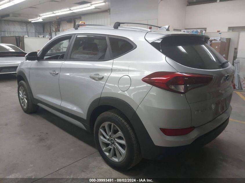 2017 Hyundai Tucson Limited/Sport And Eco/Se VIN: KM8J33A42HU446794 Lot: 39993491