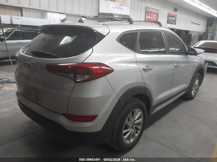 2017 Hyundai Tucson Limited/Sport And Eco/Se VIN: KM8J33A42HU446794 Lot: 39993491