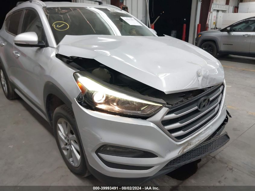 2017 Hyundai Tucson Limited/Sport And Eco/Se VIN: KM8J33A42HU446794 Lot: 39993491