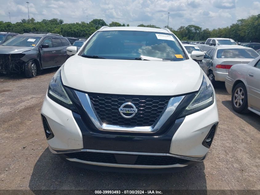 2019 Nissan Murano Sl VIN: 5N1AZ2MSXKN138096 Lot: 39993493
