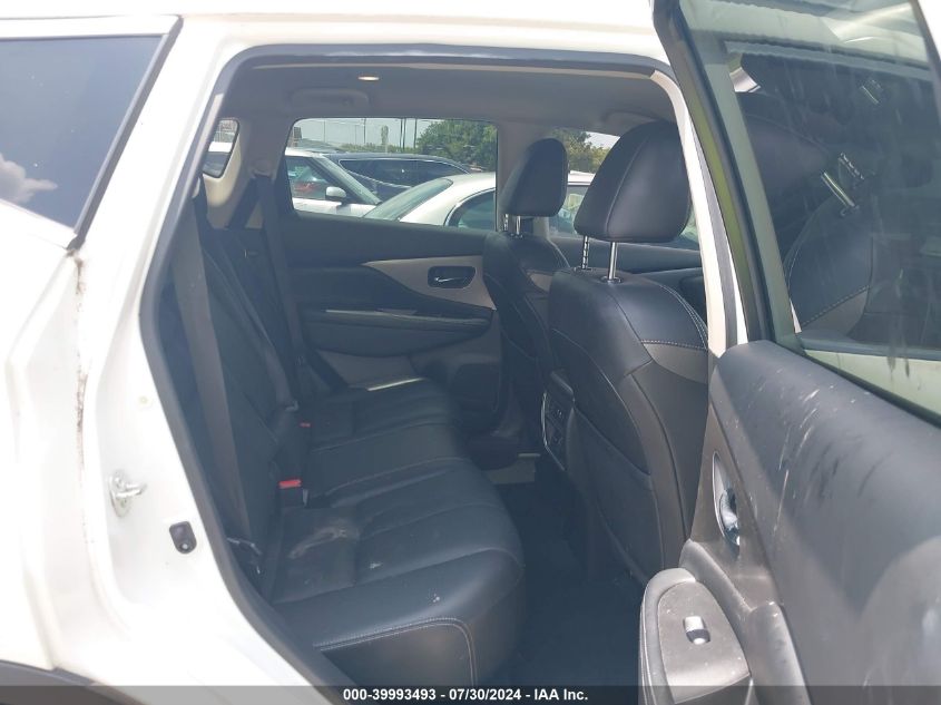 2019 Nissan Murano Sl VIN: 5N1AZ2MSXKN138096 Lot: 39993493