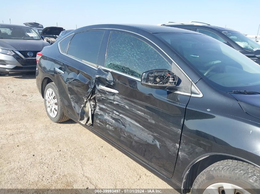 2014 Nissan Sentra S VIN: 3N1AB7AP4EY321512 Lot: 39993497