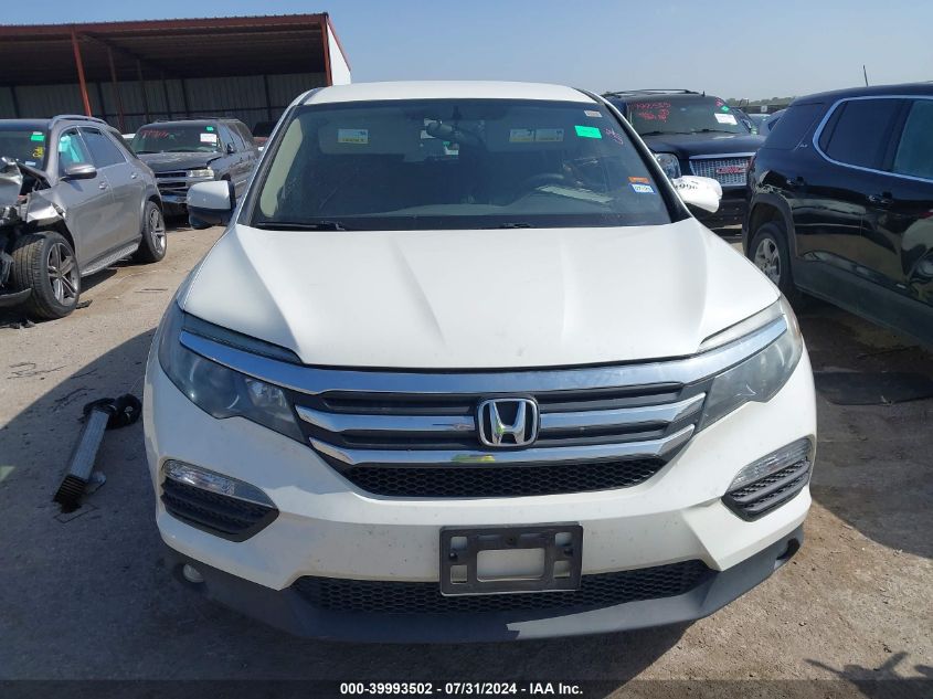 2018 Honda Pilot Ex VIN: 5FNYF5H36JB016879 Lot: 39993502