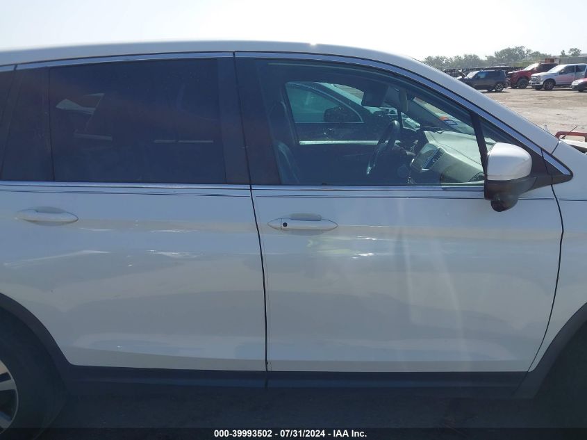 2018 Honda Pilot Ex VIN: 5FNYF5H36JB016879 Lot: 39993502