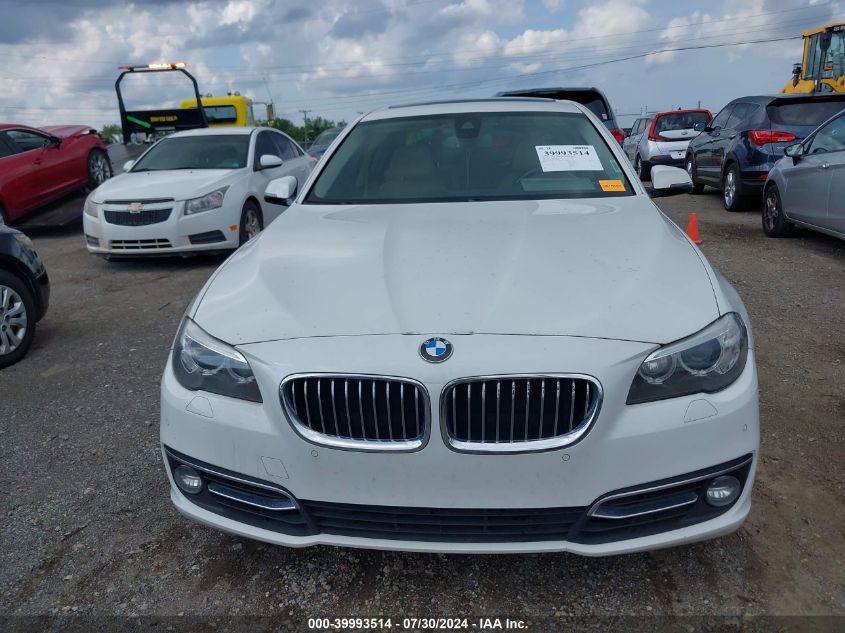 2016 BMW 528I VIN: WBA5A5C50GG349424 Lot: 39993514