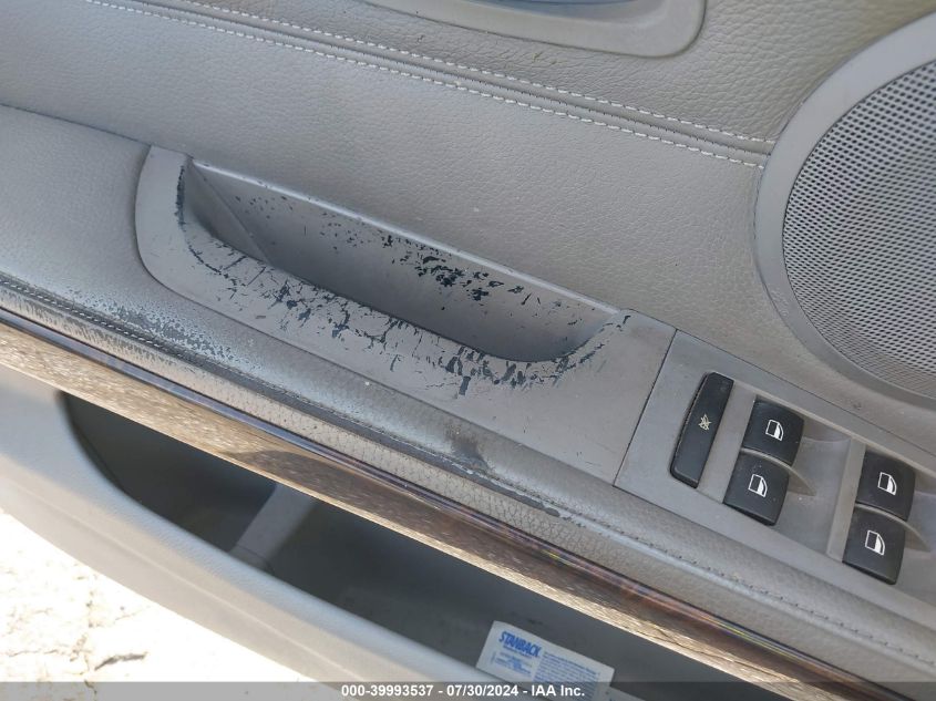 2007 BMW 335I VIN: WBAVB73537PA86535 Lot: 39993537