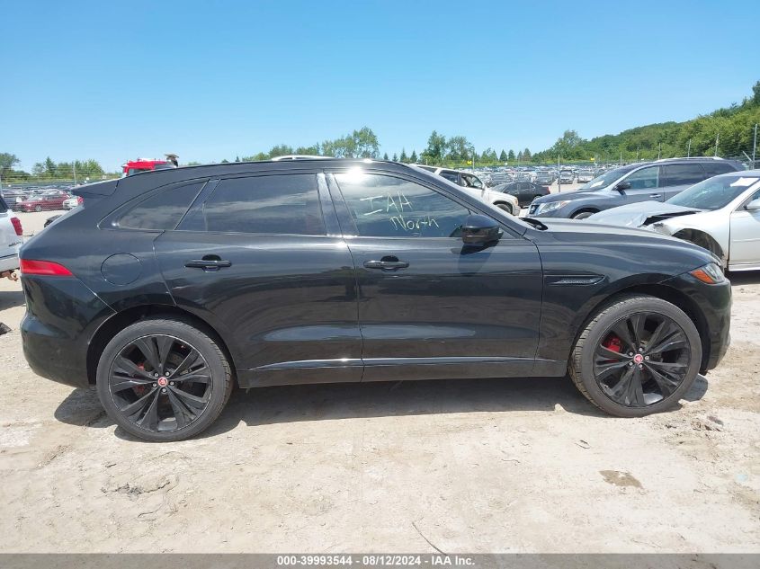 2017 Jaguar F-Pace S VIN: SADCM2BV3HA066137 Lot: 39993544