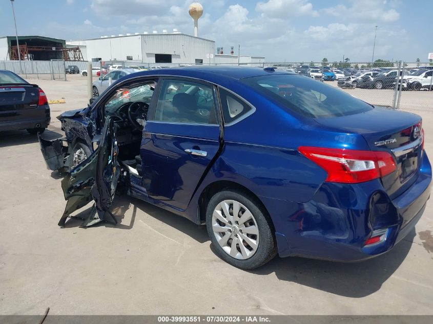 2017 Nissan Sentra Sv VIN: 3N1AB7AP2HY293102 Lot: 39993551