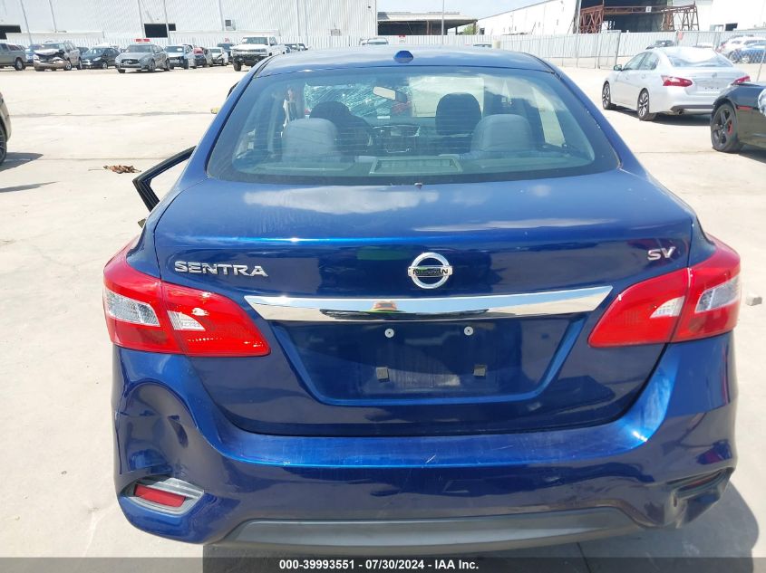 2017 Nissan Sentra Sv VIN: 3N1AB7AP2HY293102 Lot: 39993551