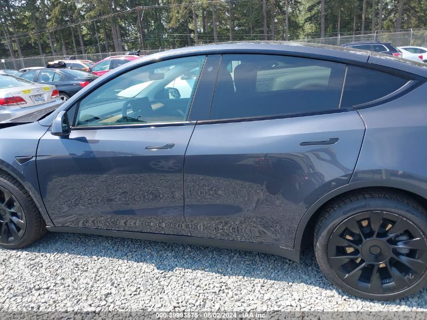 2020 Tesla Model Y Long Range Dual Motor All-Wheel Drive VIN: 5YJYGDEE8LF051357 Lot: 39993575