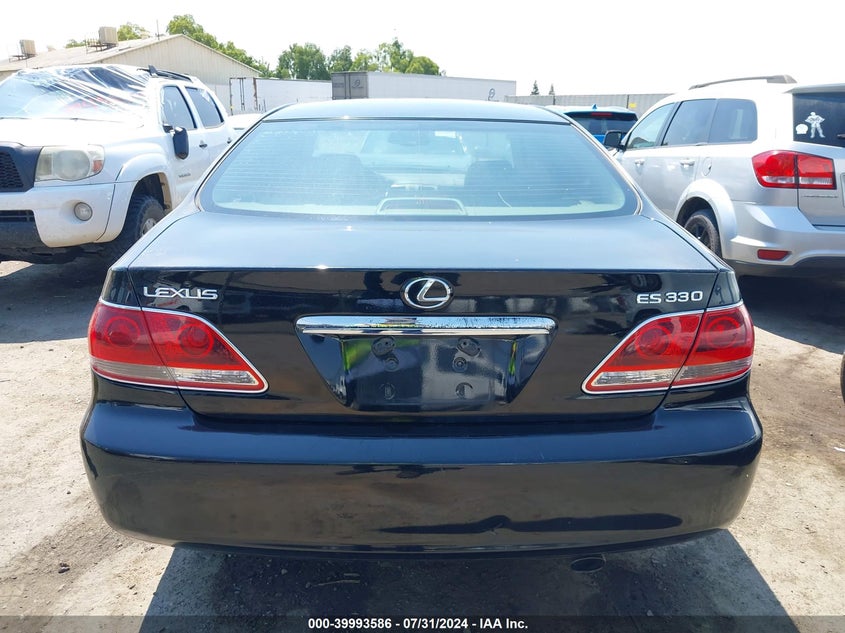 2006 Lexus Es 330 VIN: JTHBA30G065166887 Lot: 39993586