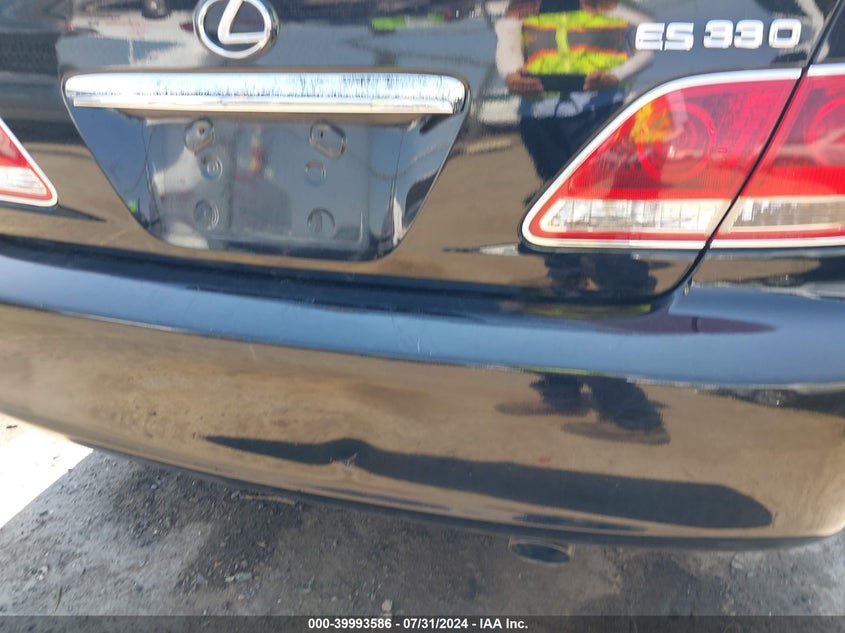 2006 Lexus Es 330 VIN: JTHBA30G065166887 Lot: 39993586