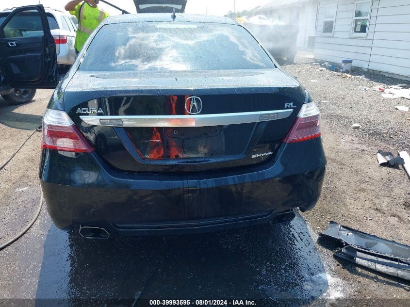 2010 Acura Rl 3.7 VIN: JH4KB2F63AC002561 Lot: 39993595