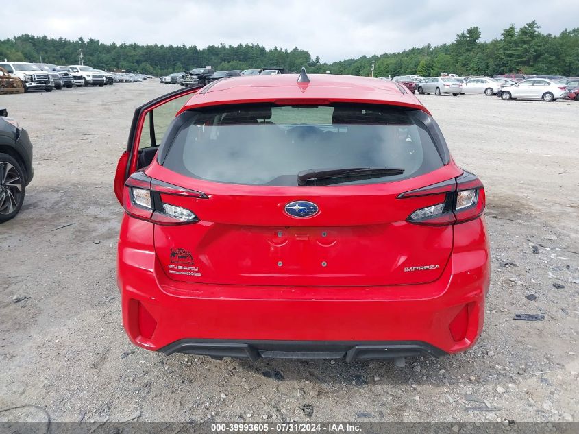 2024 Subaru Impreza Sport 5-Door VIN: JF1GUAFC9R8282444 Lot: 39993605