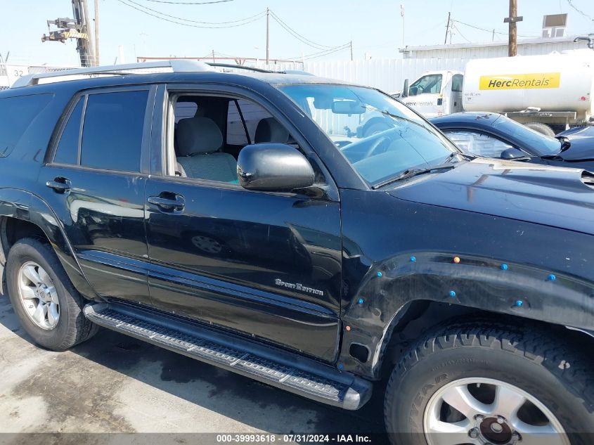 2005 Toyota 4Runner Sr5 Sport V8 VIN: JTEZT14RX50023091 Lot: 39993618