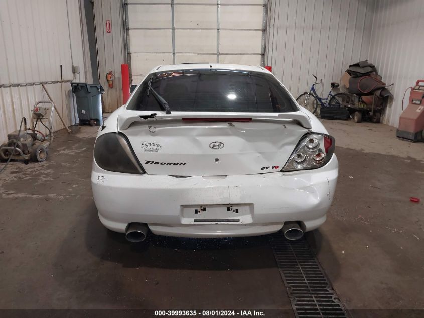 2003 Hyundai Tiburon Gt V6 VIN: KMHHN65F73U029217 Lot: 39993635