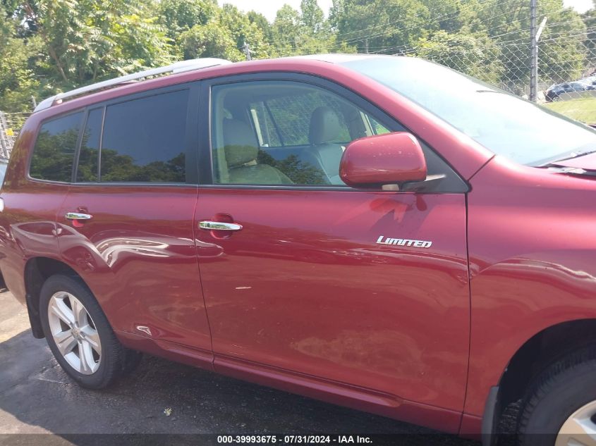 2010 Toyota Highlander Limited V6 VIN: 5TDDK3EH6AS015645 Lot: 39993675