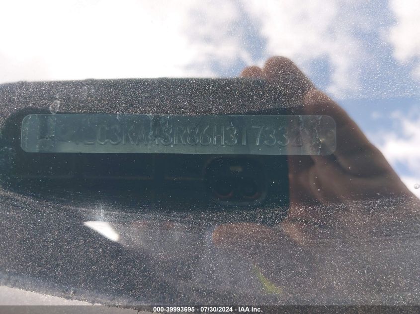 2006 Chrysler 300 VIN: 2C3KA43R86H317332 Lot: 39993695