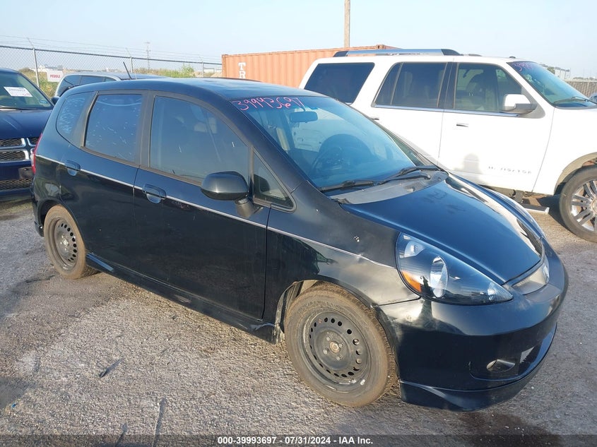 2007 Honda Fit Sport VIN: JHMGD38607S033283 Lot: 39993697