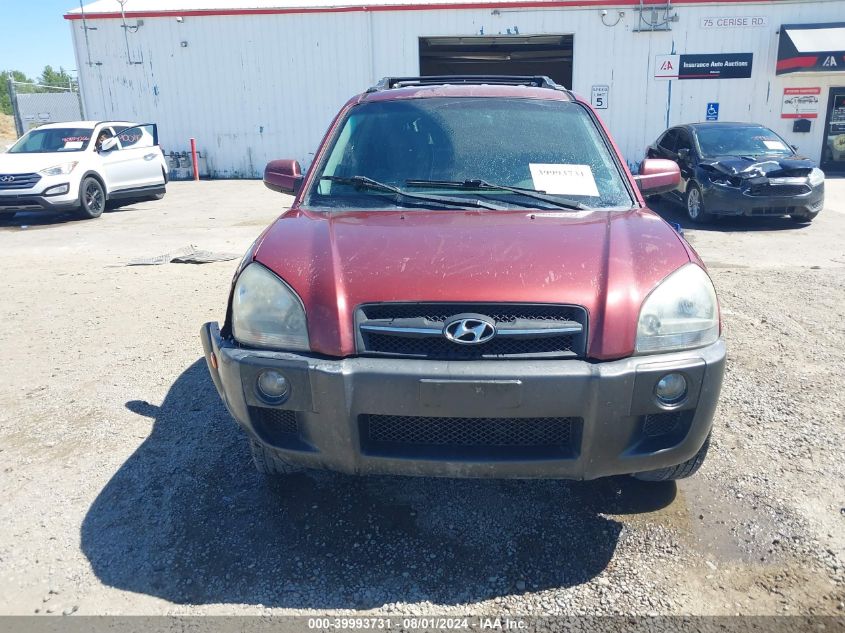 2007 Hyundai Tucson Limited/Se VIN: KM8JN12D67U610401 Lot: 39993731