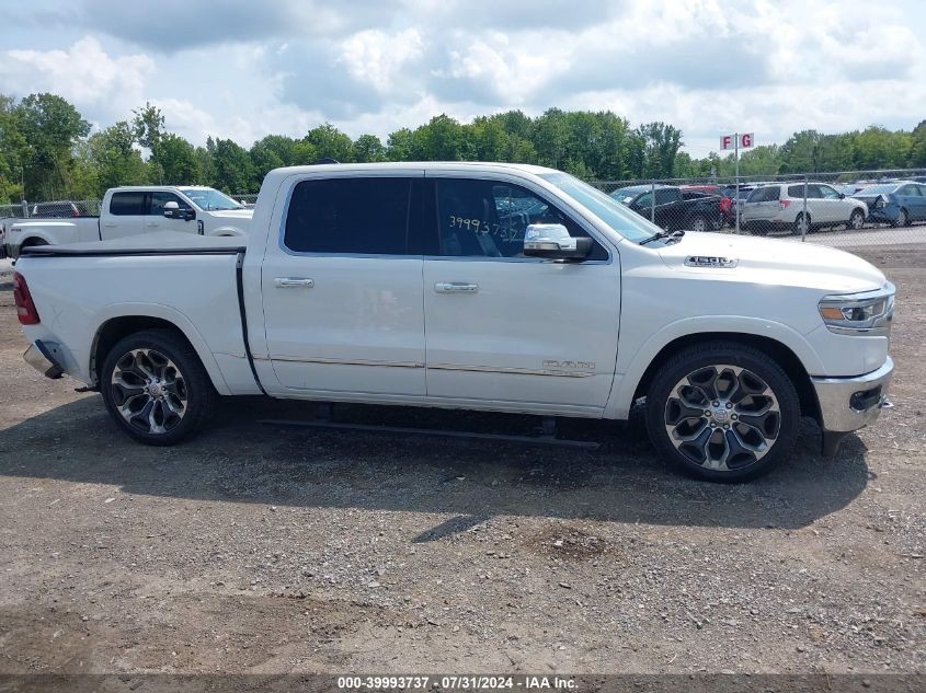 2019 Ram 1500 Limited 4X4 5'7 Box VIN: 1C6SRFHT1KN832783 Lot: 39993737