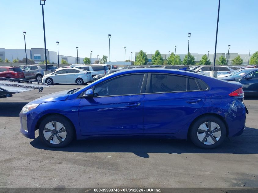 2019 Hyundai Ioniq Hybrid Blue VIN: KMHC65LC8KU110901 Lot: 39993745