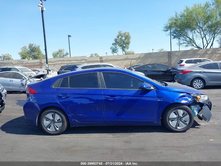 2019 Hyundai Ioniq Hybrid Blue VIN: KMHC65LC8KU110901 Lot: 39993745