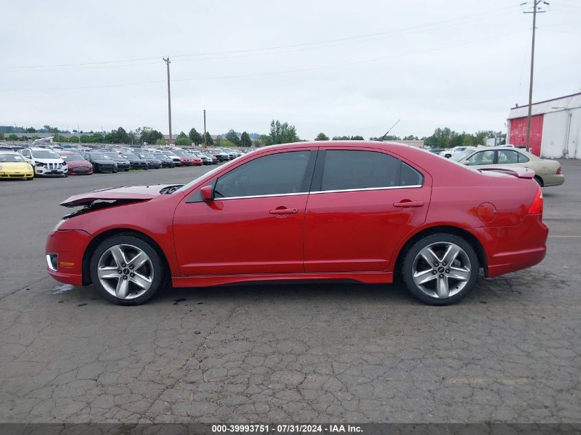 2010 Ford Fusion Sport VIN: 3FAHP0KC9AR225644 Lot: 39993751