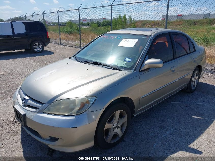 2004 Honda Civic Ex VIN: 2HGES26764H502627 Lot: 39993757