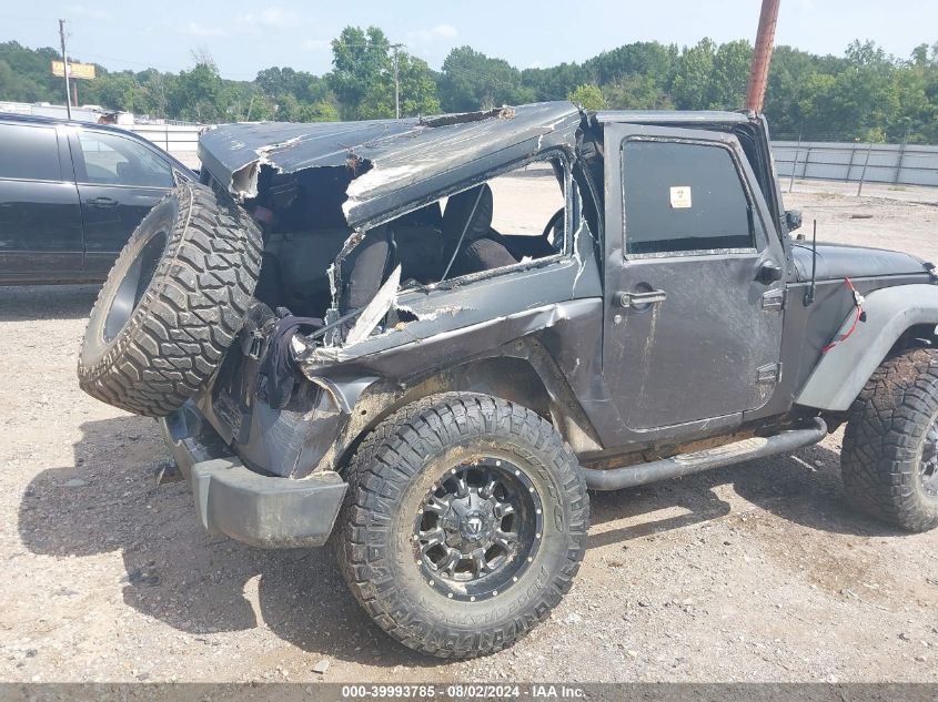 2014 Jeep Wrangler Willys Wheeler VIN: 1C4AJWAGXEL233647 Lot: 39993785