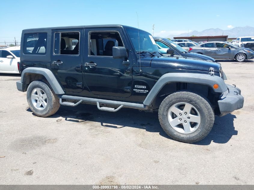 2014 Jeep Wrangler Unlimited Sport VIN: 1C4BJWDG3EL194075 Lot: 39993798