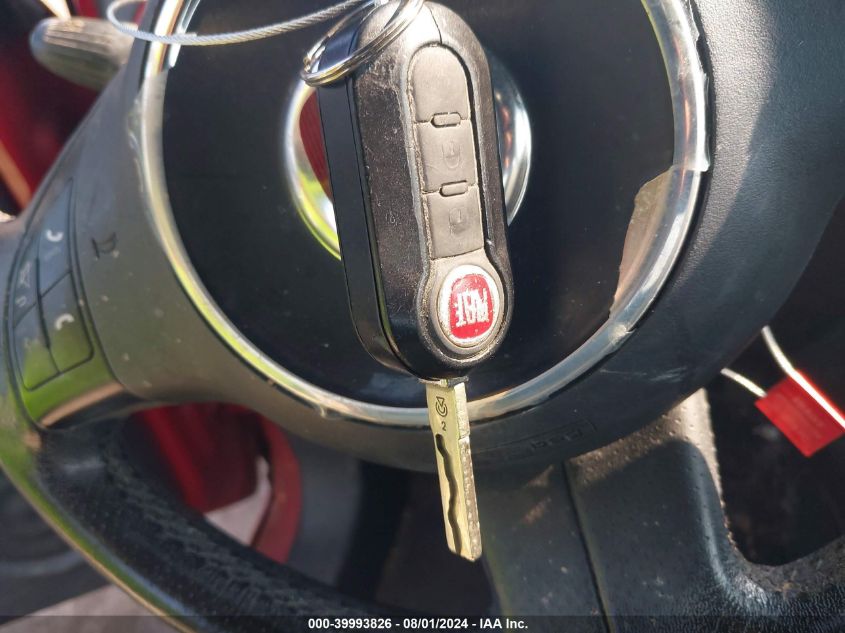 2012 Fiat 500 Sport VIN: 3C3CFFBR5CT347054 Lot: 39993826