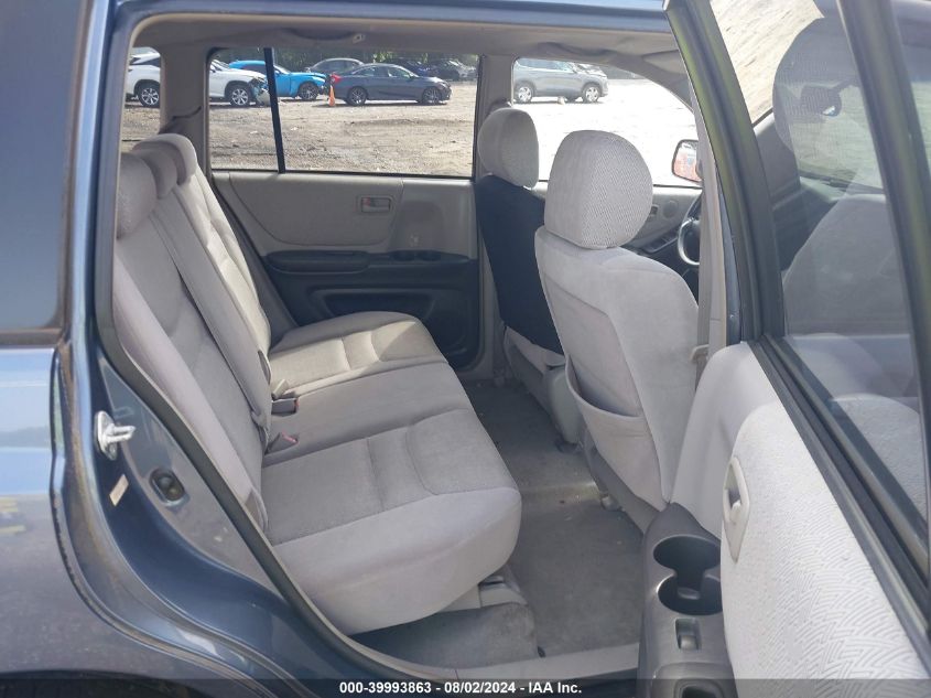 2001 Toyota Highlander VIN: JTEGD21A810019740 Lot: 39993863