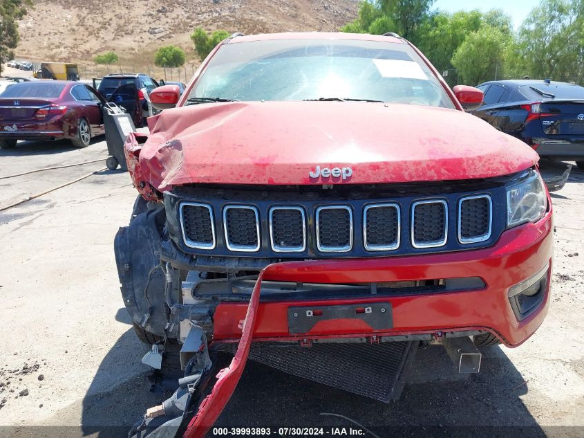 2018 Jeep Compass Latitude Fwd VIN: 3C4NJCBB2JT212972 Lot: 39993893