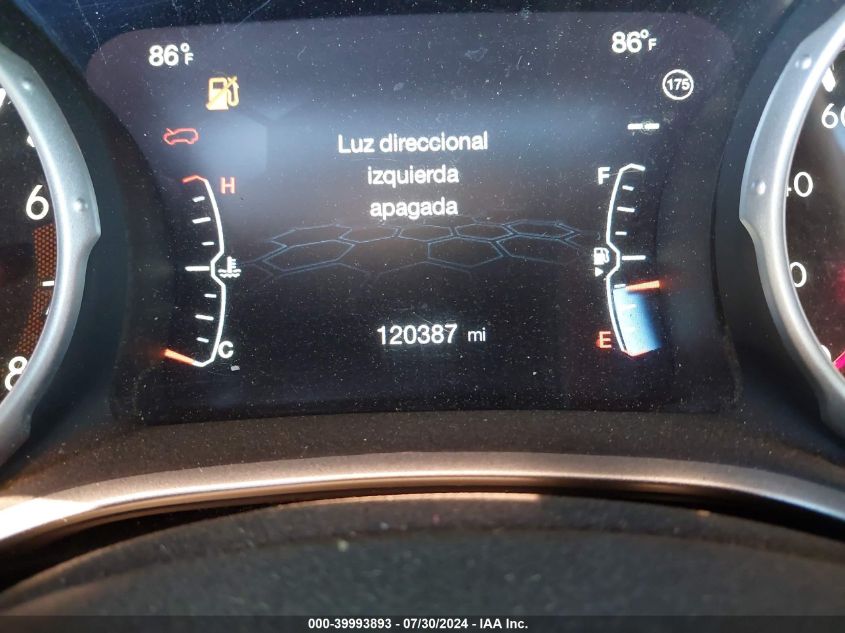 2018 Jeep Compass Latitude Fwd VIN: 3C4NJCBB2JT212972 Lot: 39993893